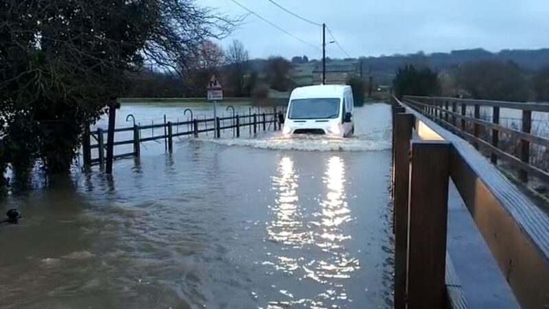 Heavy rain causes floods and travel chaos across UK