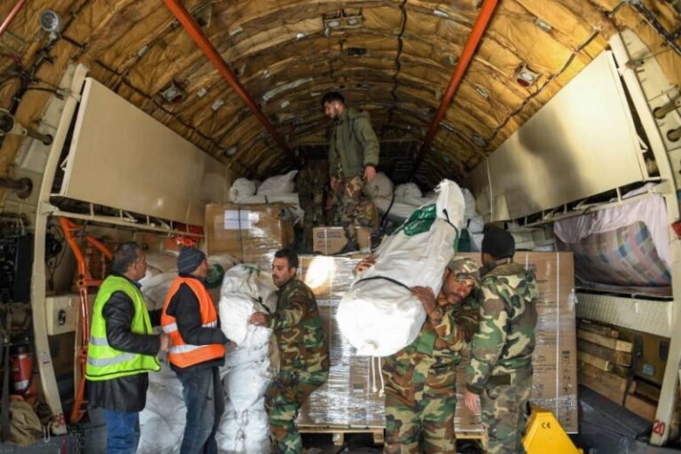 In first in decade, Saudi plane carrying quake aid lands in Syria